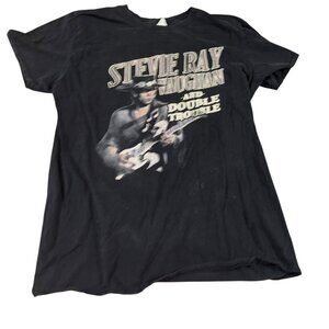 Medium Stevie Ray Vaughn and Double Trouble Tee